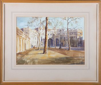 Roger Remington - 1983 Watercolour, Admiralty Arch, Morning