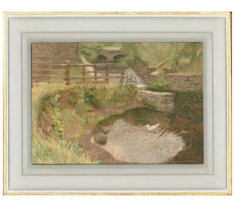 Gwendolen Jackson (b.1919) - Mid 20th Century Oil, Under the Viaduct