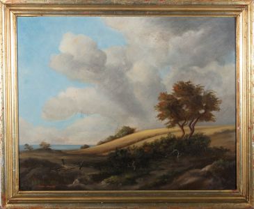 Catena Lemonakis - 20th Century Oil, Coastal Landscape