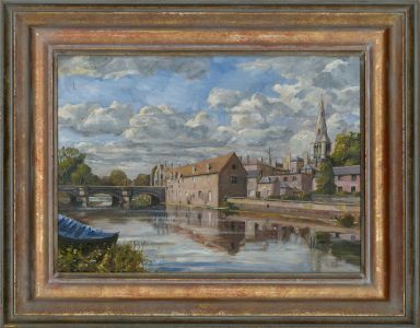 C. Adams - Contemporary Oil, Historic Town
