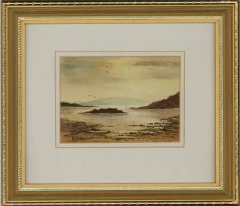 E. Cooper - Mid 20th Century Watercolour, Sunrise in Dorset