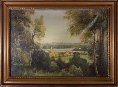 Axel Johansen - Early 20th Century Oil, Peaceful Landscape