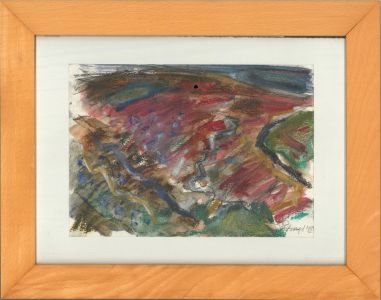 G. Boyd - 1992 Acrylic, Shooting Butts, North York Moors