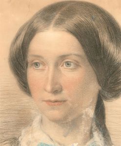 Late 19th Century Coloured Pencil - Blue Eyed Girl