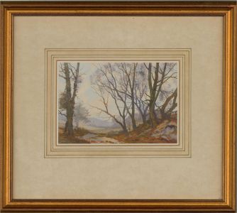 Gerald Hughes - 20th Century Watercolour, Old Copse