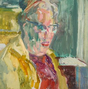 Attrib. Peter Wey - 20th Century Acrylic, Impressionistic Portrait
