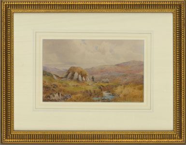 Frederick Boisseree (fl.1870-1880) - Watercolour, Scottish Highlands