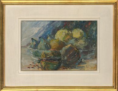 20th Century Oil - Still Life with Fruit