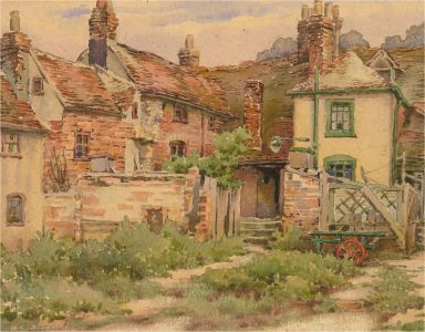 H.W.G. Betteridge - Early 20th Century Watercolour, Village Scene