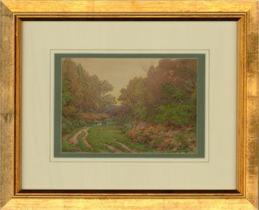 H.W.G. Betteridge - Early 20th Century Watercolour, Landscape Scene with Figures