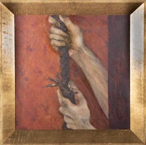 Dennis Gilbert (b.1922) - 20th Century Oil, Holding On