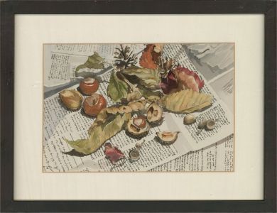 Denise Mallinson - 2004 Watercolour, Chestnuts