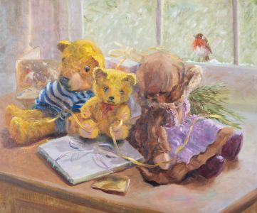 Iris Collett - 20th Century Oil, The Favourite Teddy Bear
