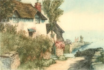 Early 20th Century Etching - Dorset Cottage