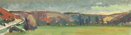Finn - 20th Century Oil, Mountain Scene