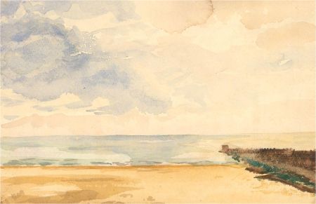 A Pair of 1938 Watercolours - Seascapes