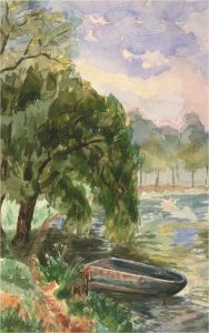 Set of Four c.1941 Watercolours - Parc de Wolwe, Belgium
