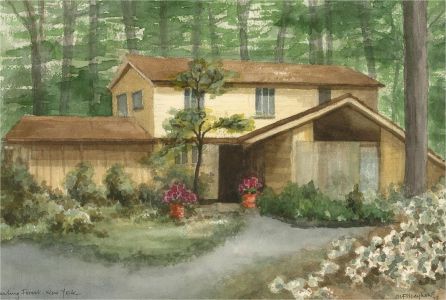 M. F. Mayhew - 2012 Watercolour, Sterling Forest, New York