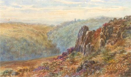Mid 20th Century Watercolour - Lustleigh Close, Devon