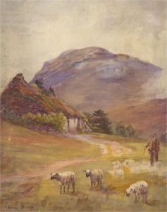 James Heron (fl.1878-1919) - Signed Watercolour, Strachur, Loch Fyne