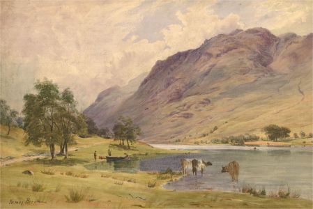James Heron (fl.1878-1919) - Late 19th Century Watercolour, Highland Landscape