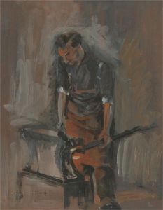 Michael Andrew Price - 1968 Oil, Farrier