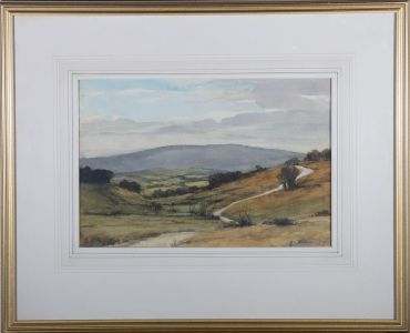 Edgar Thomas Holding RWS (1870-1952) - Early 20thC Watercolour, Halsanger Common
