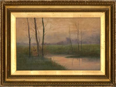 Late 19th Century Oil - A Blushing Dusk