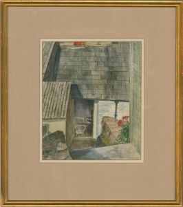 Richard Sorrell (b.1948) - 20th Century Watercolour, Cottage at Dittisham