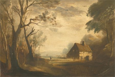 Attrib. Philip Hugh Padwick - Early 20th Century Oil, The Country Cottage