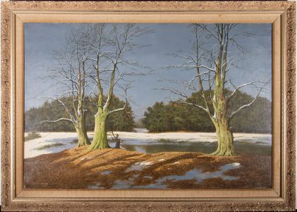 David Mead - 20th Century Oil, Winter Landscape