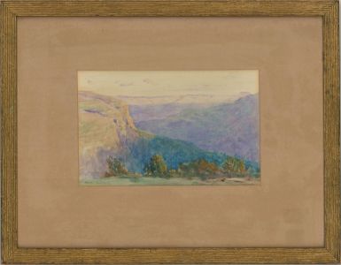Mabel Withers (1870-1956) - Early 20th Century Watercolour, Lofty Landscape