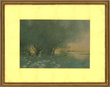 Oswald Garside RI (1879-1942) - 1906 Watercolour, Amid the Copse