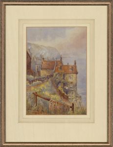 E. M. Rose - 1912 Watercolour, Robin Hood's Bay
