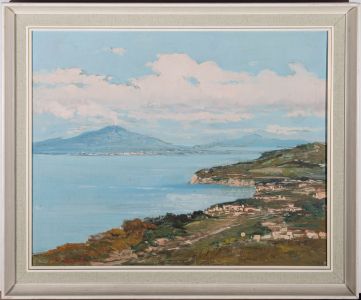 20th Century Oil - Distant Mount Vesuvius