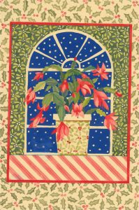 Christine Coackley - 20th Century Watercolour, Christmas Flowers