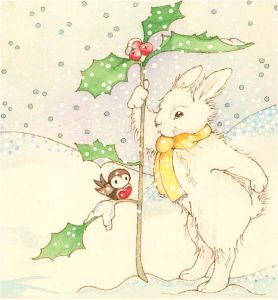 20th Century Watercolour - Little Rabbit