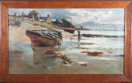 Irish School Early 20th Century Oil - Connemara Coast