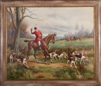 Jacob Hart - Contemporary Oil, Picking Up the Scent