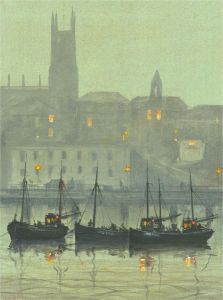 R.C. - Contemporary Acrylic, Evening City View