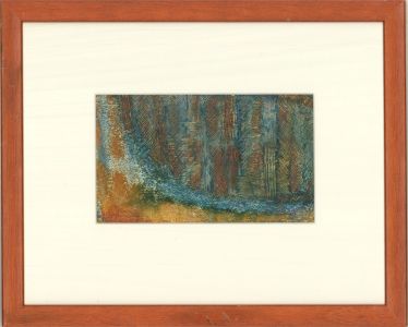 Teresa Dovani - 20th Century Oil, Textured Brown