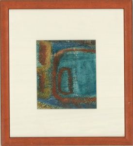Teresa Dovani - 20th Century Oil, Blue And Brown