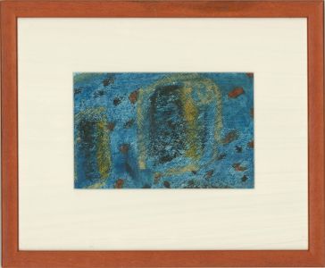 Teresa Dovani - 20th Century Oil, Textured Blue