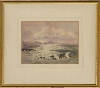 A.F.C. - Early 20th Century Watercolour, Seascape