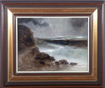 Attrib. Van Hier  - Early 20th Century Oil, The Stormy Sea