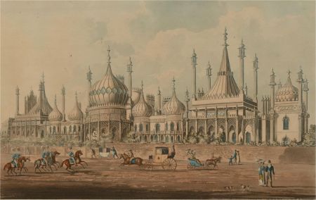 Thomas Sutherland (1785-1838) - 19th Century Aquatint, Brighton Pavilion