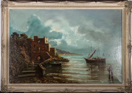 Antonio DeVity (1901-1993) - Mid 20th Century Oil, Bay of Naples