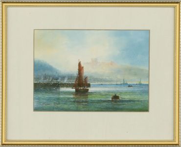 Fredee Bull - Signed and Framed 1975 Watercolour, Coming Home