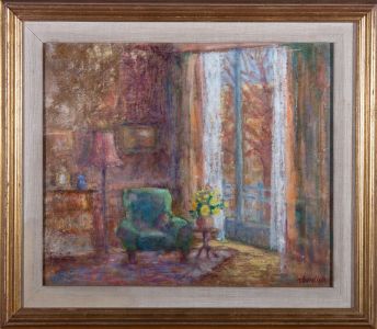 Marika Eversfield (1914-2014) - Signed Contemporary Oil, Interior