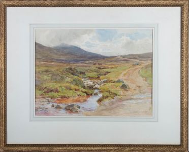 Berenger Benger RCA RBA (1868-1935) - 1905 Watercolour, Yes Tor, Dartmoor